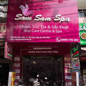 Sam Sam Beauty quận Tân Phú là một địa chỉ trị mụn uy tín dành cho chị em