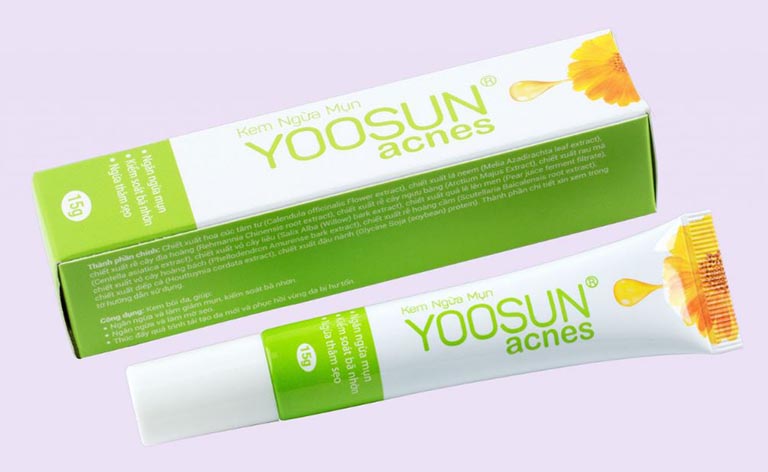 Yoosun Acnes là loại kem được nhiều người lựa chọn vì lành tính, không gây hại da