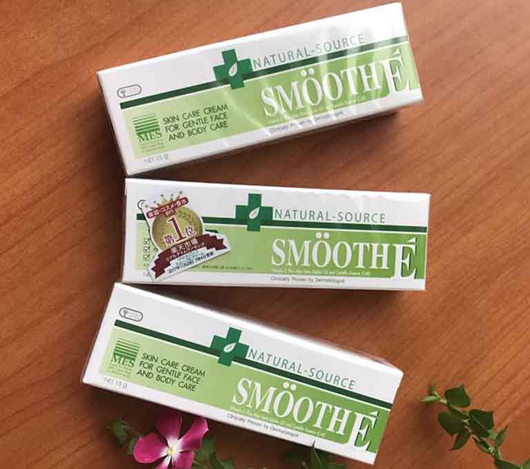 Kem Smoothe được chiết xuất từ thiên nhiên, không gây kích ứng da 