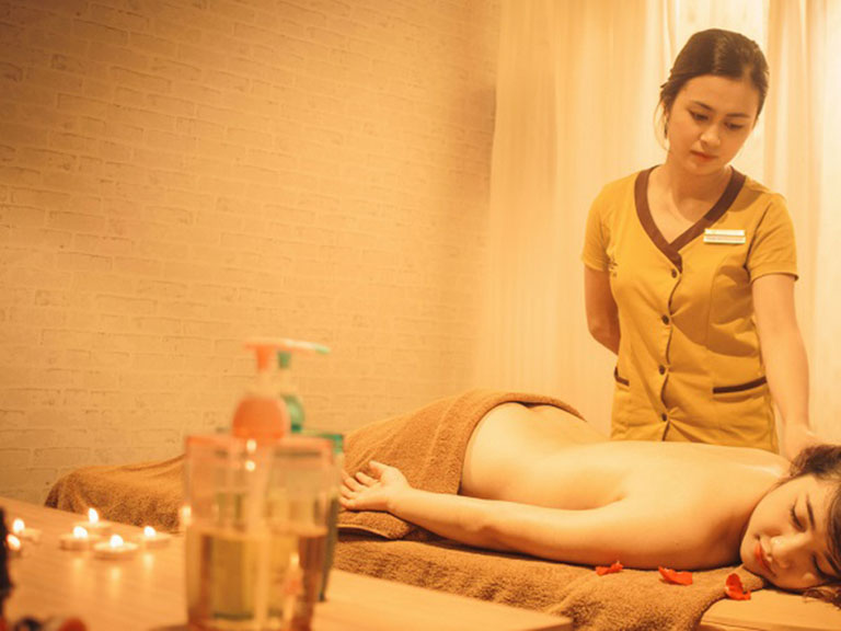 spa massage giảm mỡ bụng hà nội