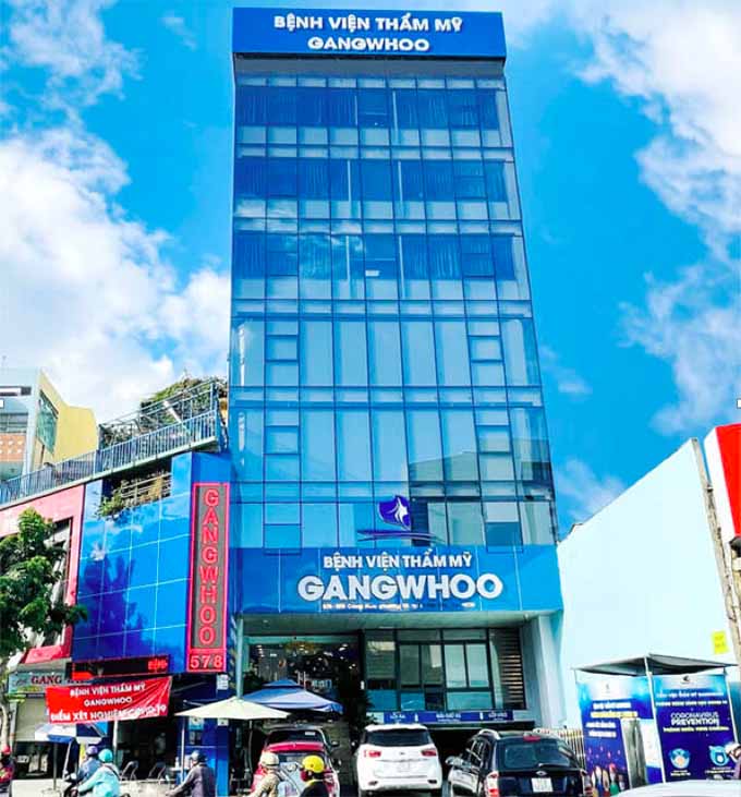Bệnh viện thẩm mỹ gangwhoo địa chỉ 576 cộng Hòa Tân Bình