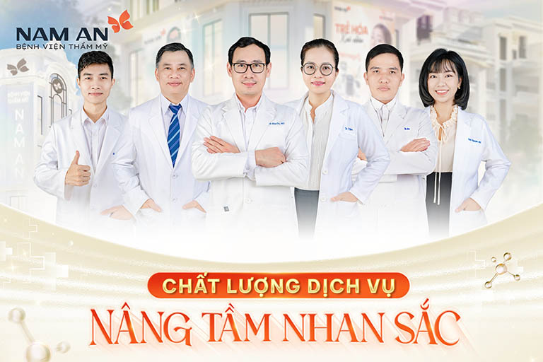 Bệnh viện thẩm mỹ Nam An với đội ngũ y bác sĩ chuyên môn giàu kinh nghiệm