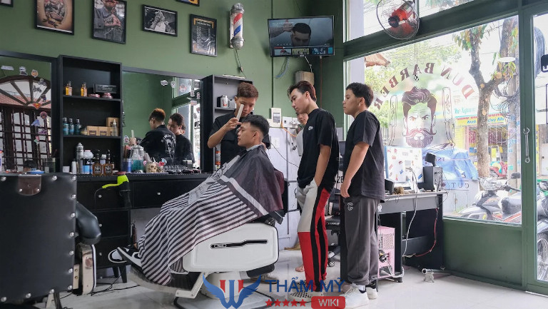Tiệm cắt tóc nam đẹp giá rẻ ở Biên Hòa DUN Barber Shop