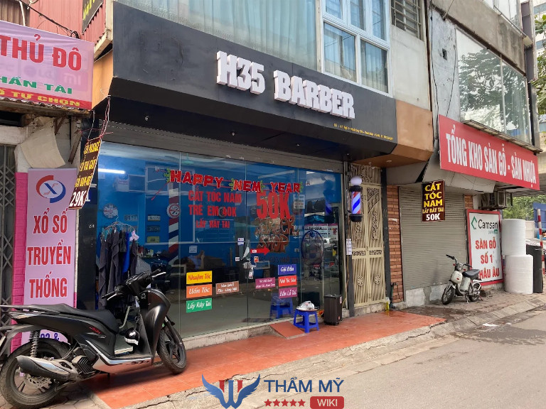 Tiệm cắt tóc nam đẹp TẠI Hà Nội H35 Barber Shop