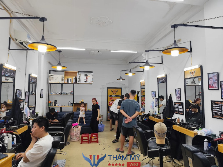 Tiệm cắt tóc nam đẹp Hải Phòng - Lâm Barber cơ sở 2
