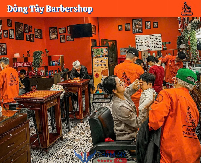 Tiệm cắt tóc nam đẹp ở Sài Gòn - Đông Tây Barbershop