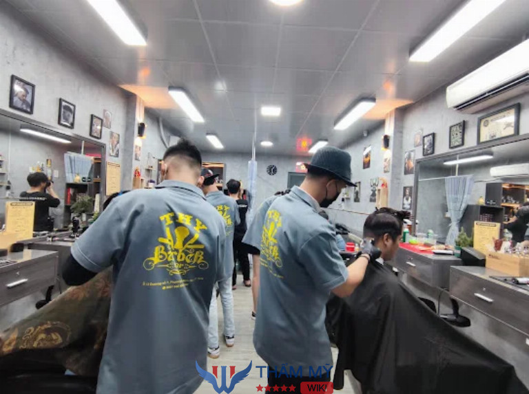 Tiệm cắt tóc nam đẹp ở Sài Gòn - THY Barber SHOP