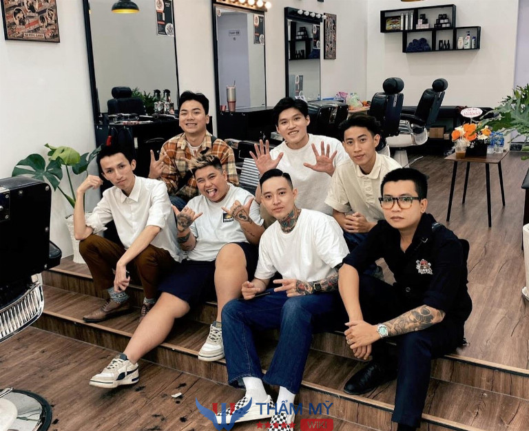 Tiệm cắt tóc nam ở Quận 7 Biker Barbershop