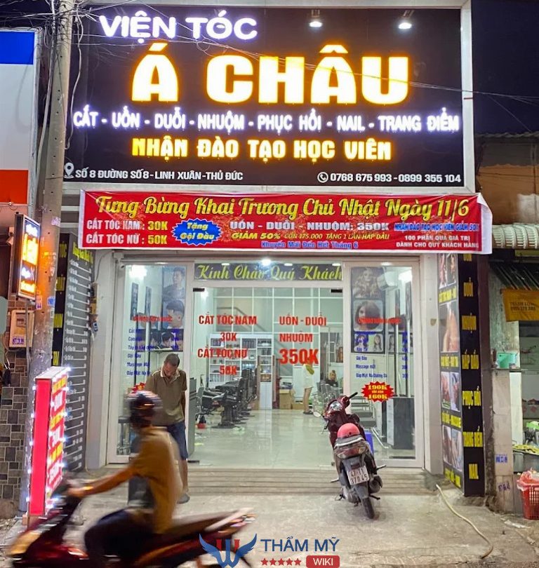 tiệm cắt tóc nữ đẹp Quận Thủ Đức  - Viện Tóc Á Châu