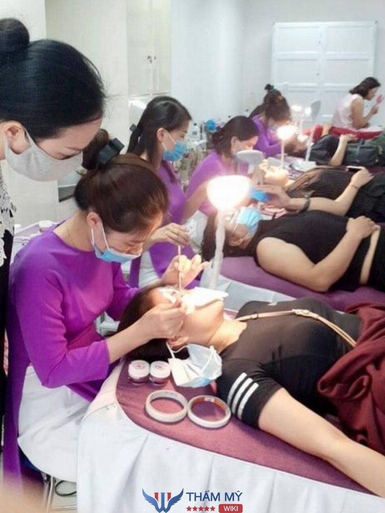 tiệm nối mi đẹp ở Hà Nội Hương My Beauty