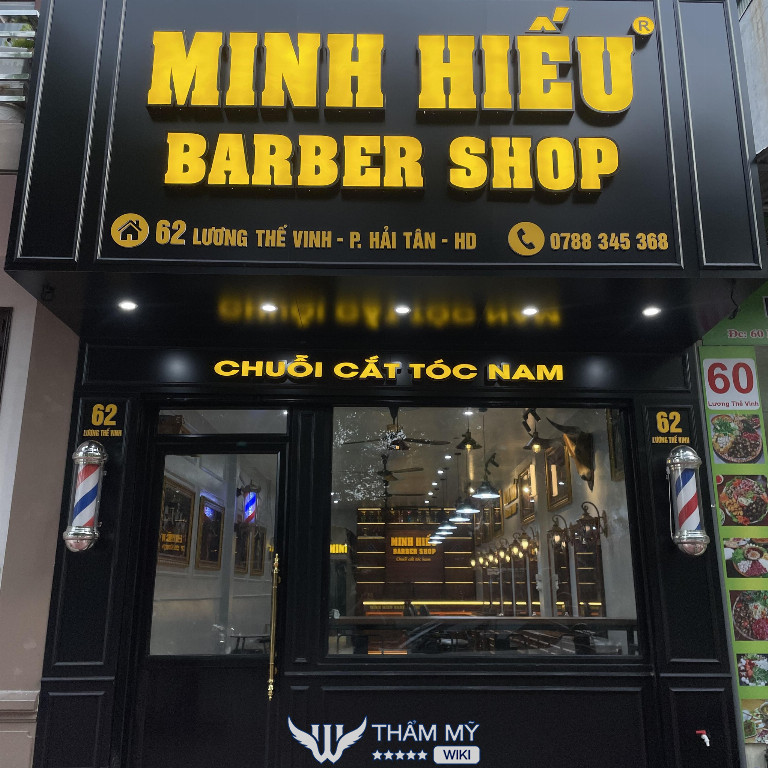 Tiệm cắt tóc nam đẹp nhất ở Hải Dương - Minh Hiếu Barber Shop