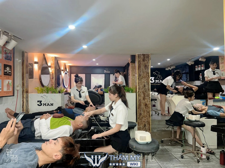  Tiệm cắt tóc nam ở Huế - Salon 3Man