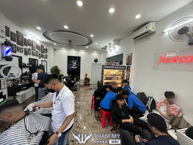 Tiệm cắt tóc nam đẹp ở Quy Nhơn Mens Room Barber Shop
