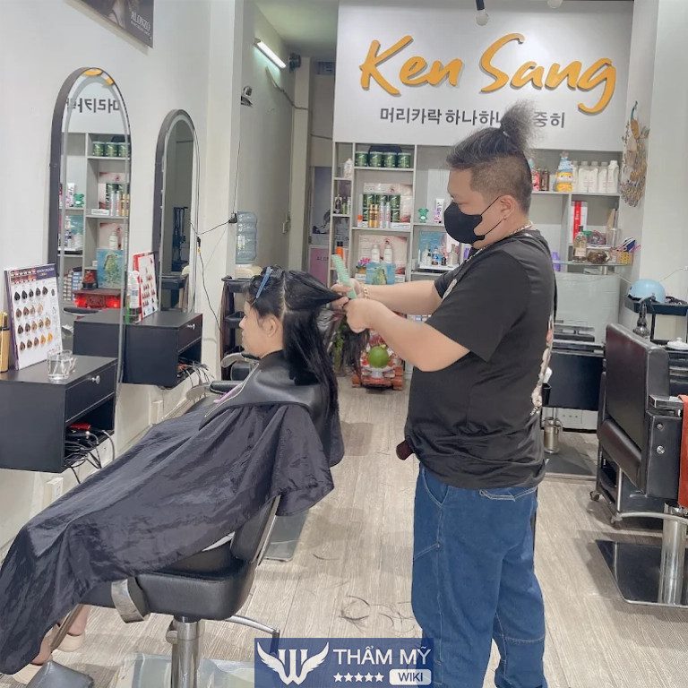 salon cắt tóc nữ đẹp ở Gò Vấp - Hair Salon Ken Sang