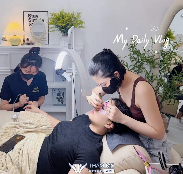 Tiệm nối mi đẹp giá rẻ tại Phú Yên - Milk Nailroom 
