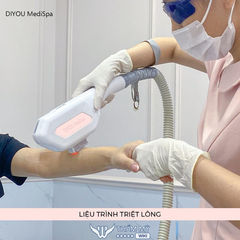 DIYOU Medi Spa triệt lông tay ở Quận 1