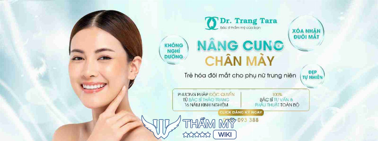 Nâng cung chân mày ở đâu đẹp tại TPHCM? TARA Beauty Clinic