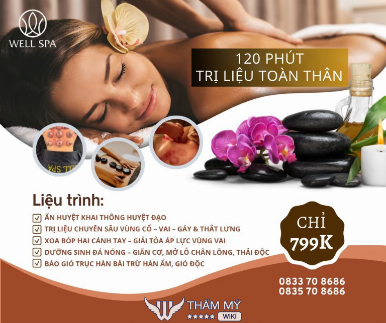 Well Spa massage body ở Bình Thạnh