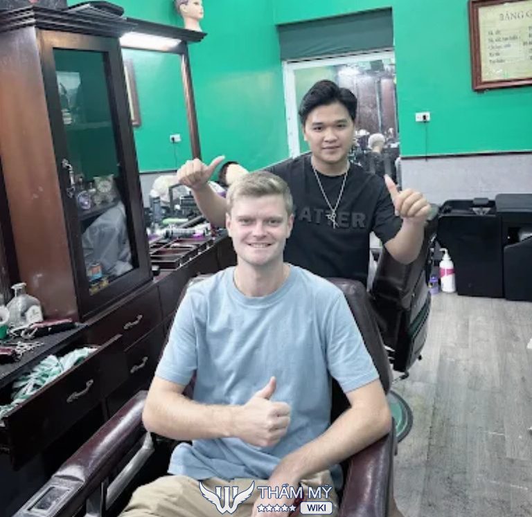 Tiệm cắt tóc nam giá rẻ ở Thái Bình - Thái Dương Barber