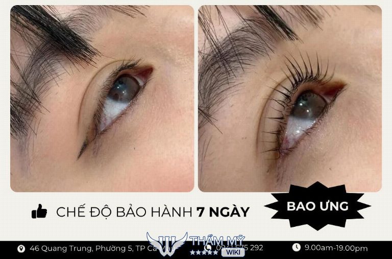 Tiệm nối mi Cà Mau - Miss Duyên Lash Lift