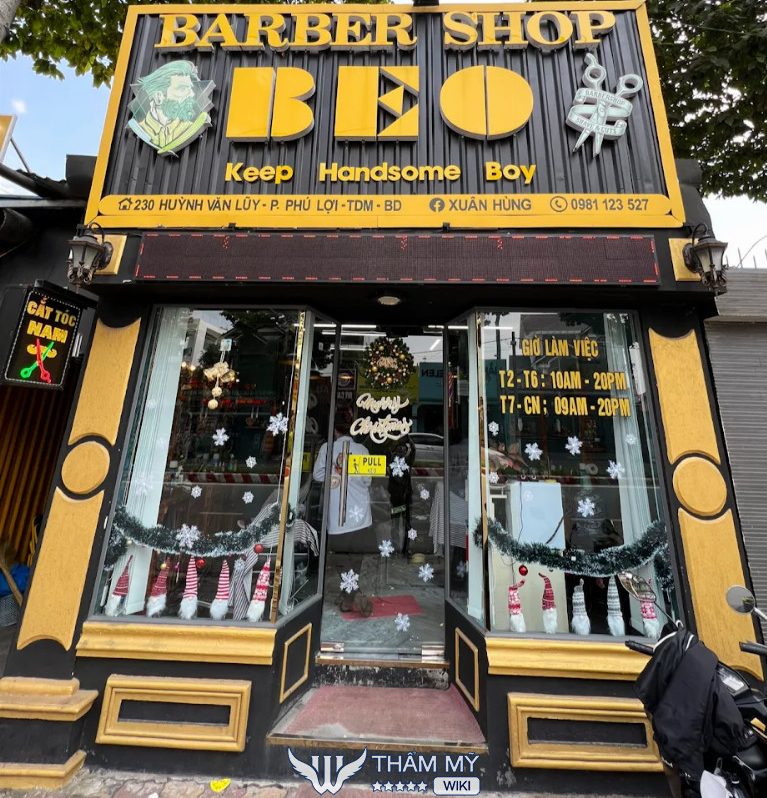 salon cắt tóc nam đẹp Bình Dương Beo Barber Shop