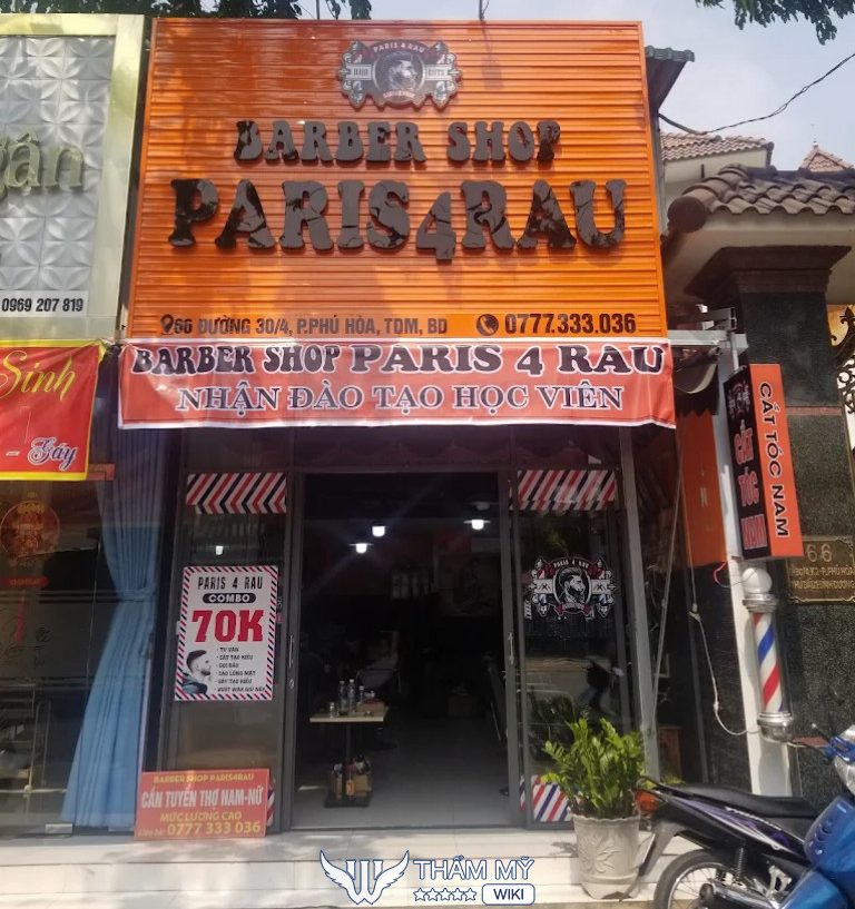 các tệm cắt tóc nam đẹp ở Bình Dương