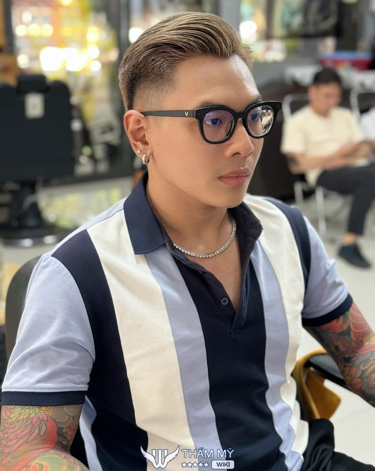 Tiệm cắt tóc nam đẹp ở Bình Dương Barber Shop Hoàng Lương