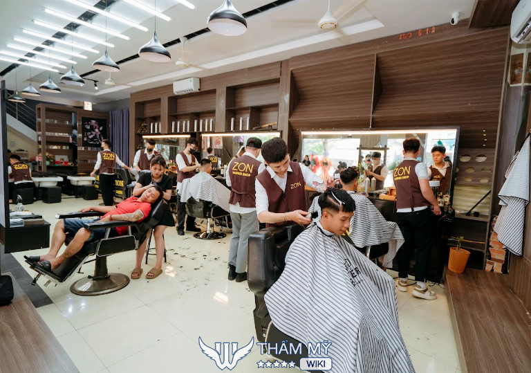  Tiệm cắt tóc nam đẹp nhất tại Nghệ An Zon Barber Shop