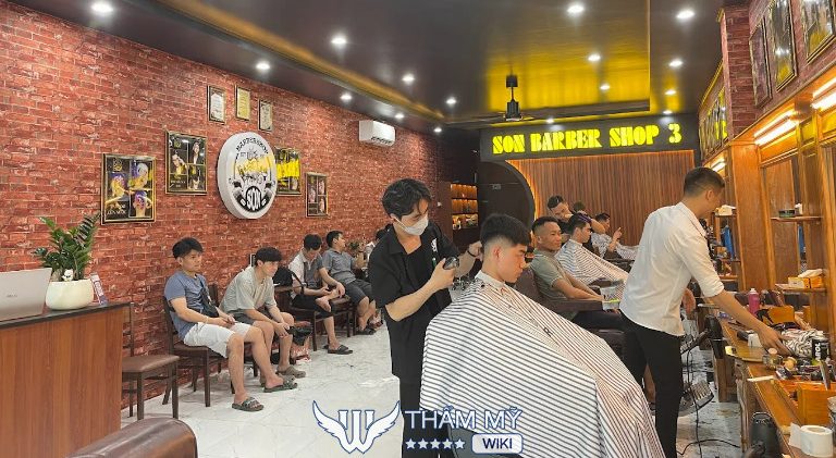 salon cắt tóc nam đẹp tại Nghệ An Sơn Barber Shop