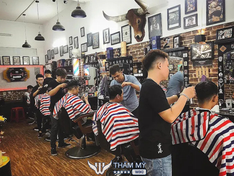 tiệm cắt tóc nam ở Bình Định 77 Barbershop