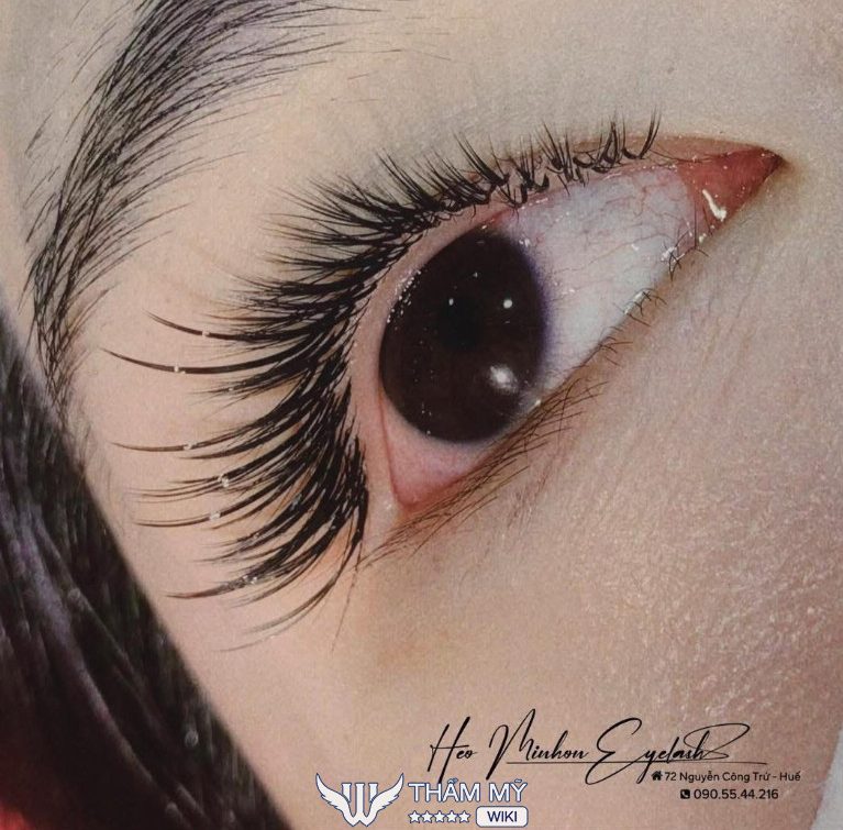 Tiệm nối mi tại Huế Heo Minhon