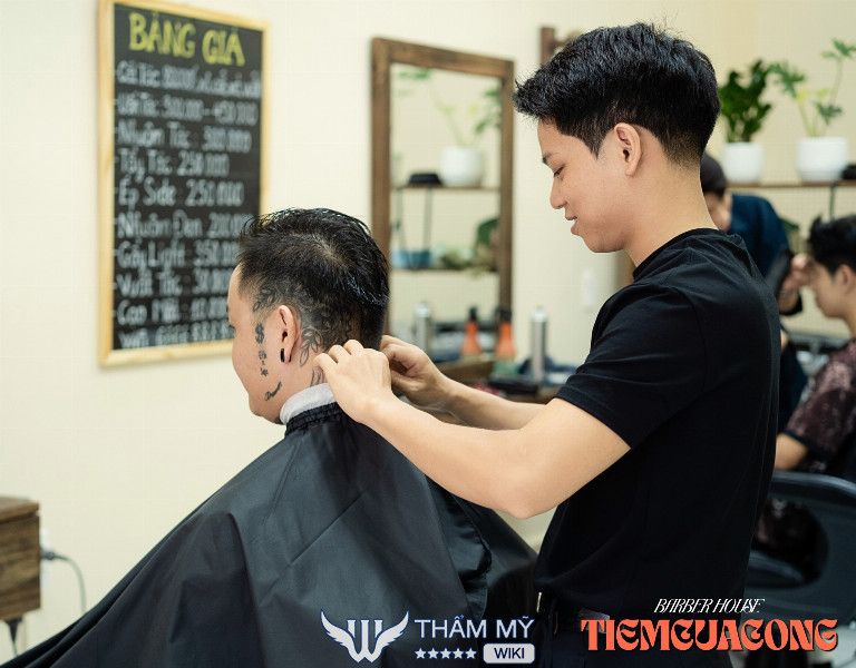 Tiệm cắt tóc nam ở Thái Nguyên Cong Barber House