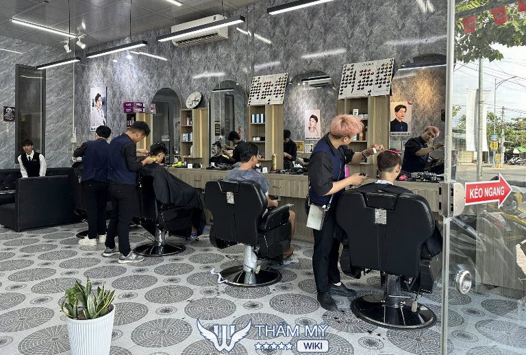 tiệm cắt tóc nam đẹp tại Vĩnh Long Nhân Tâm Barbershop 2