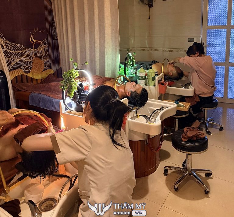 Tiệm gội đầu dưỡng sinh giá rẻ ở Quảng Ninh Trang Kim Spa