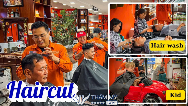 Salon cắt tóc nam đẹp ở Phường An Hội Tây Đông Tây Barbershop