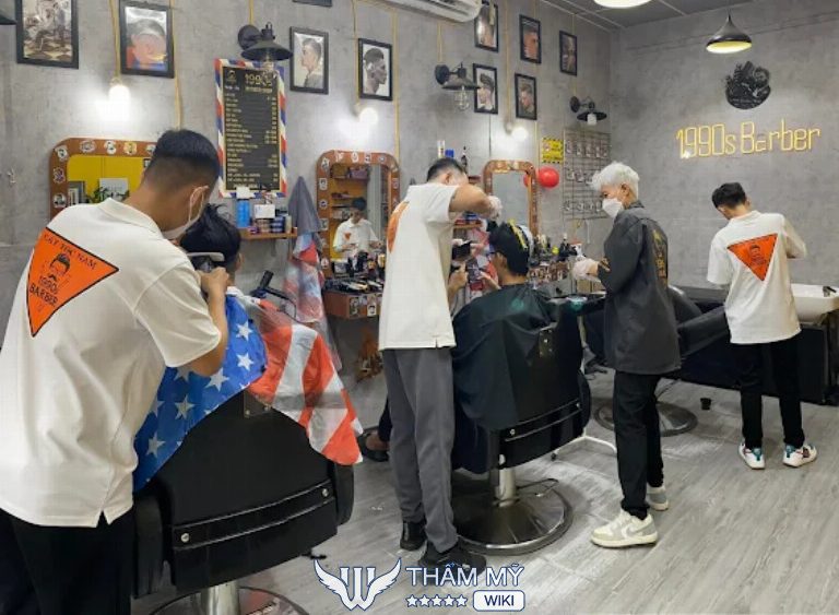 Tiệm cắt tóc nam đẹp ở An Giang 1990s Barber Shop