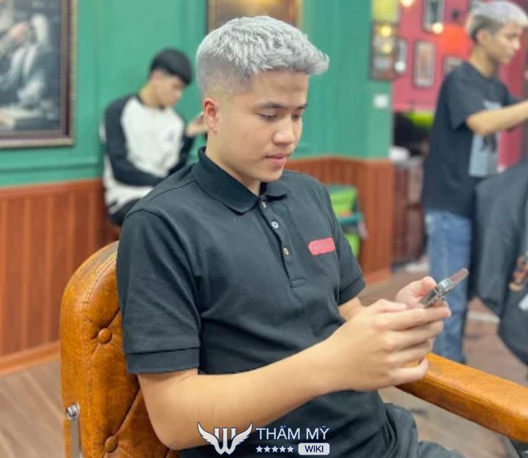 salon cắt tóc nam đẹp ở Nam Định Vintage Barber Shop