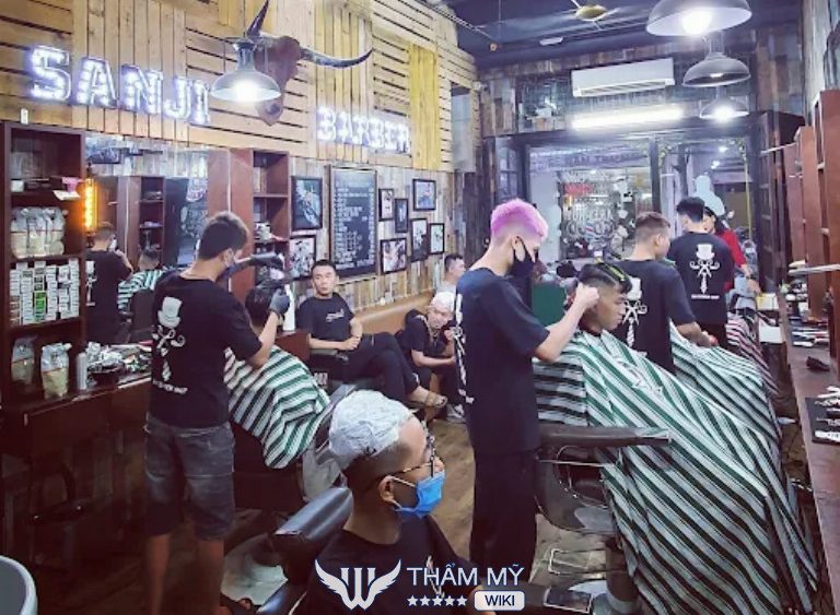 Tiệm cắt tóc nam đẹp giá rẻ ở Nam Định Sanji Barber