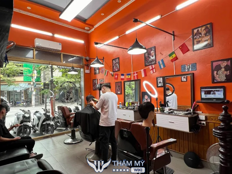 Tiệm cắt tóc nam đẹp ở Nam Định M.O Barber Shop