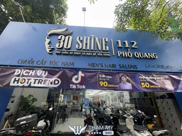 Tiệm cắt tóc nam đẹp giá rẻ ở Phú Nhuận 30Shine