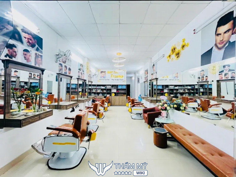Tiệm cắt tóc nam đẹp ở Phú Nhuận Trump