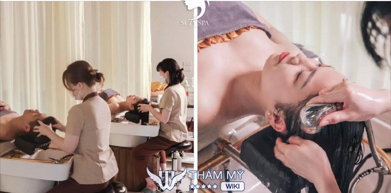 Tiệm gội đầu dưỡng sinh ở Phú Thọ Suzy Spa Beauty Center 