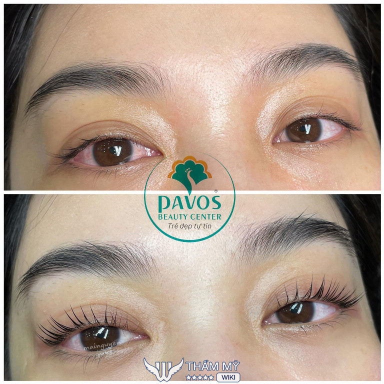 Tiệm uốn mi đẹp tại Huế Pavos Beauty Center