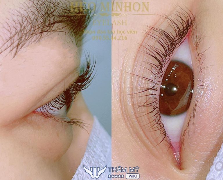 Tiệm uốn mi đẹp giá rẻ ở Huế Heo Minhon 