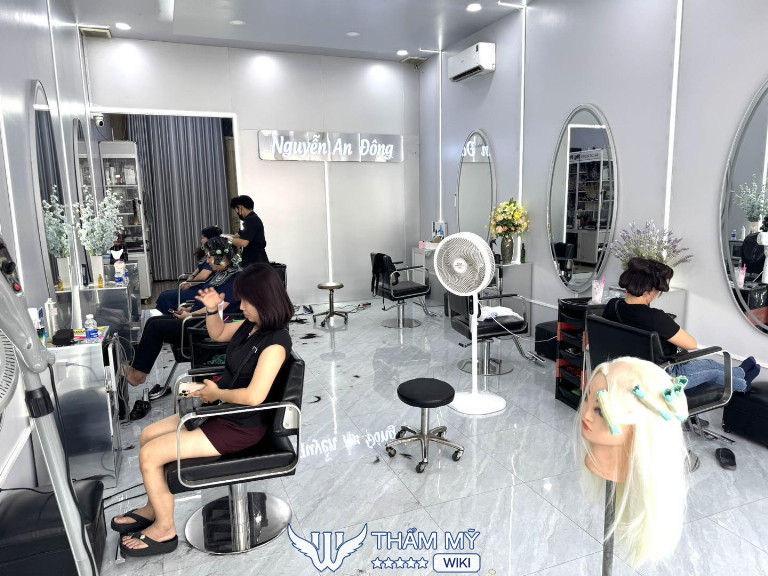 Salon Nguyễn An Đông tiệm cắt tóc đẹp ở Long An