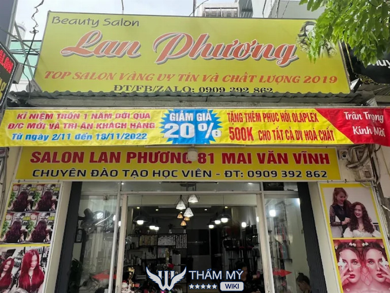 Salon tóc ở Phường Tân Hưng Lan Phương