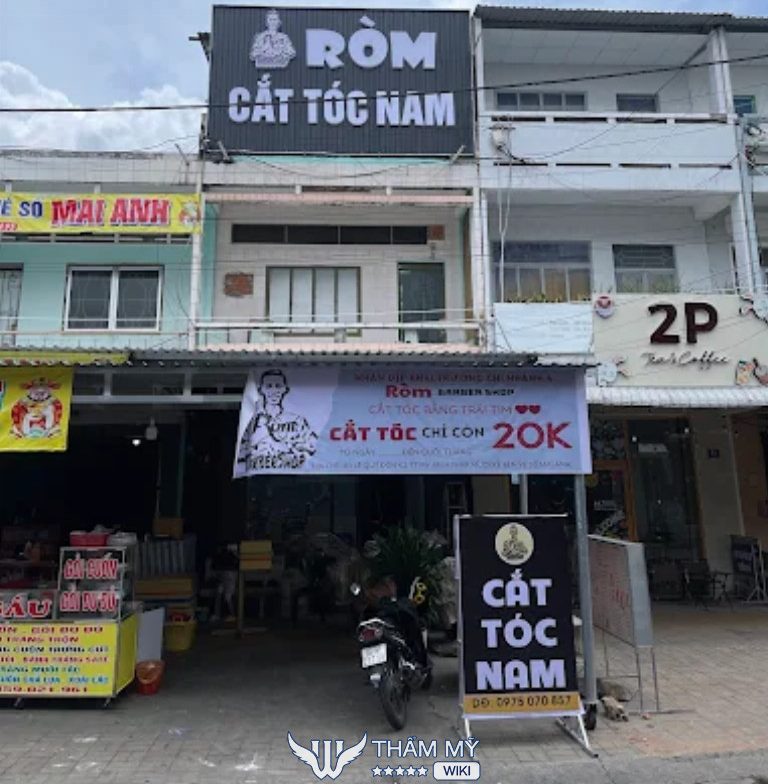 tiệm cắt tóc nam đẹp ở Đồng Tháp RÒM BarberShop