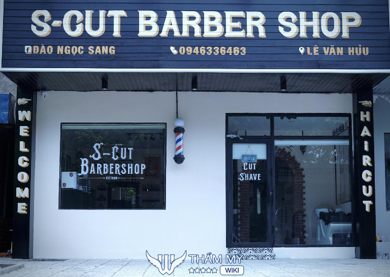 Tiệm cắt tóc nam đẹp ở Kiên Giang S-CUT Barber SHOP
