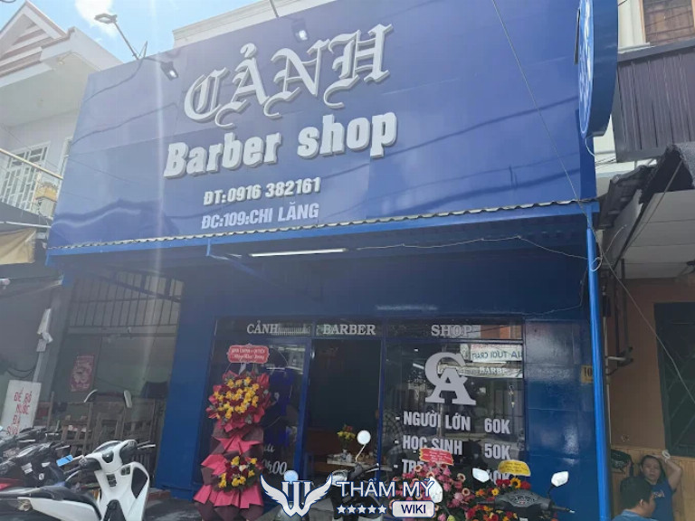 Tiệm cắt tóc nam đẹp ở Kiên Giang Cảnh Barber Shop