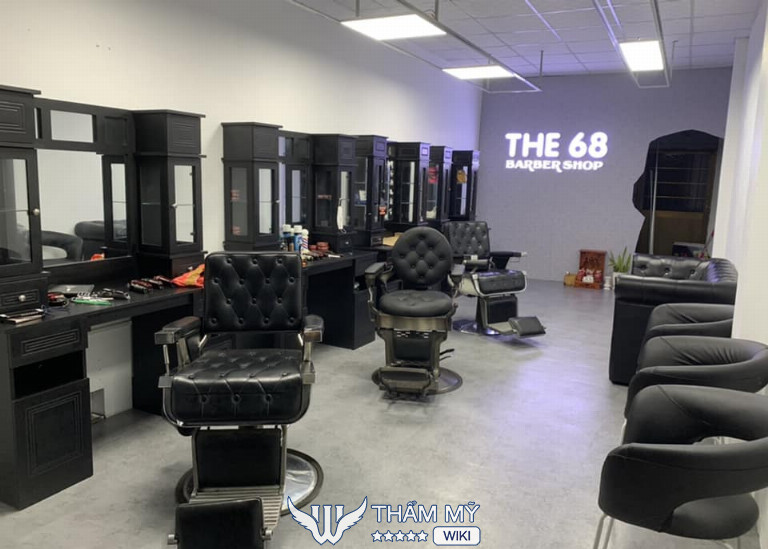 Tiệm cắt tóc nam đẹp ở Kiên Giang The68 Barber Shop